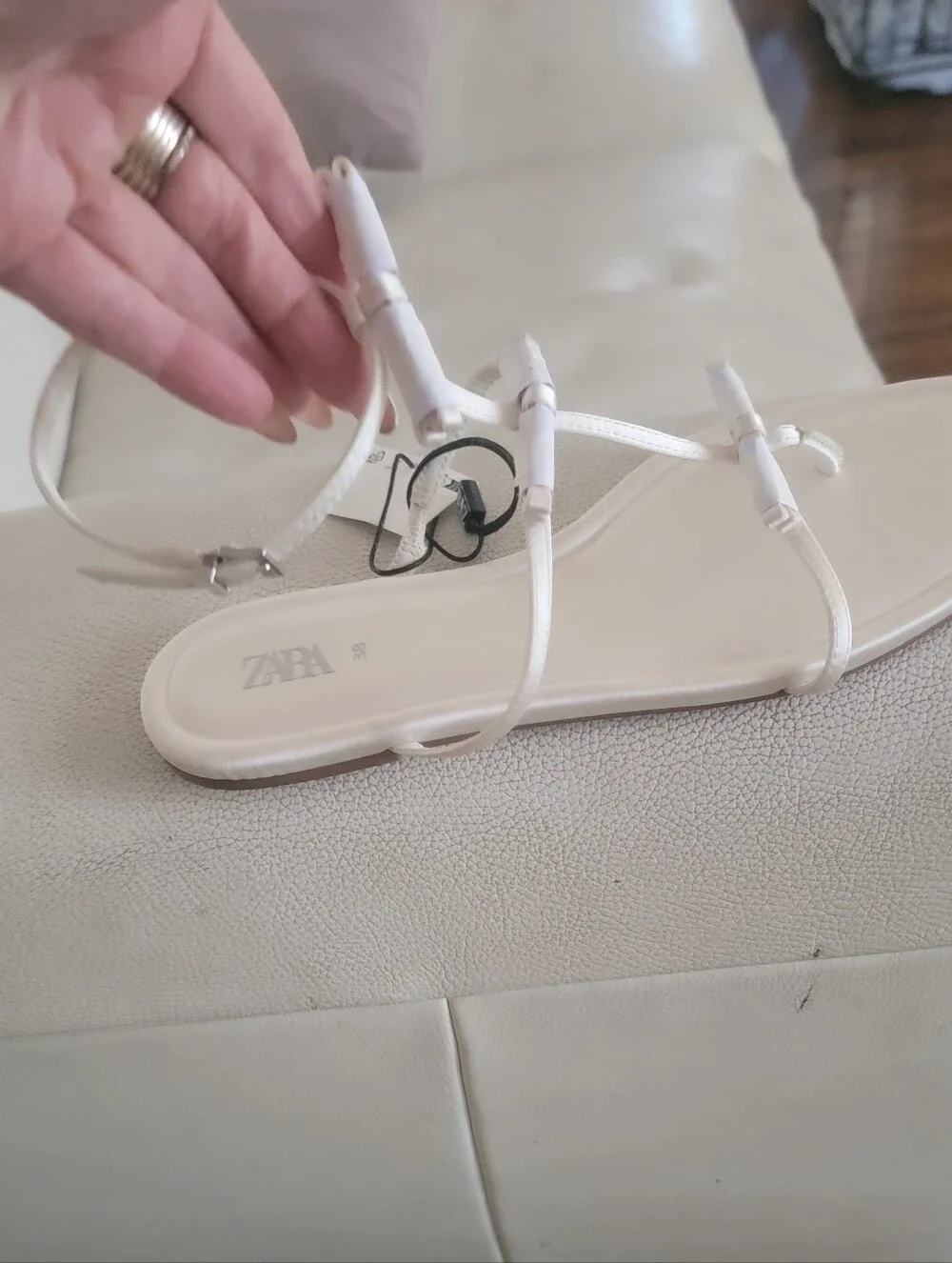 Zara Bkw Gladiator Very Nice  Size 38 - Picture 2 of 4